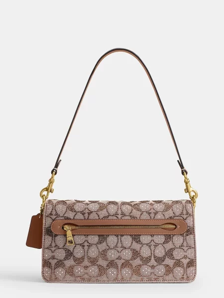 Кожаная сумка через плечо Coach