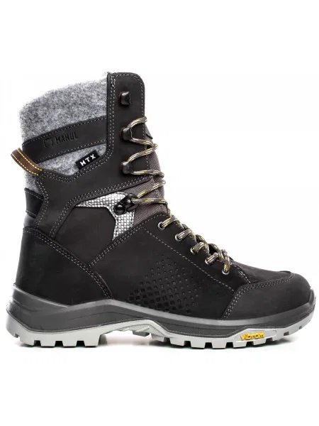 Ботинки Manul из нубука коричневые