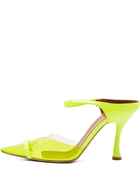 Papuci tip mules Malone Souliers din piele verde