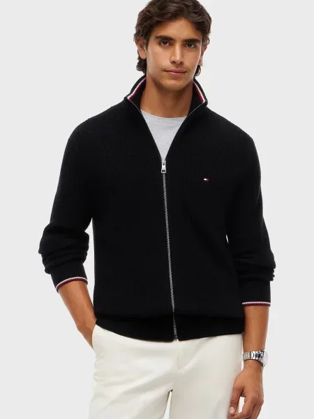 Кардиган Tommy Hilfiger чорний