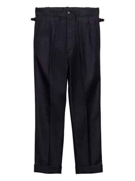 Pantaloni Prada plisate albastru