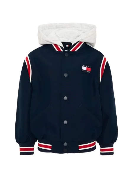 Kurtka bomber dziecięcy Tommy Hilfiger niebieski