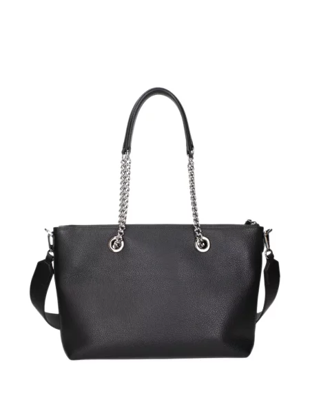 Geantă Jimmy Choo cu autograf negru