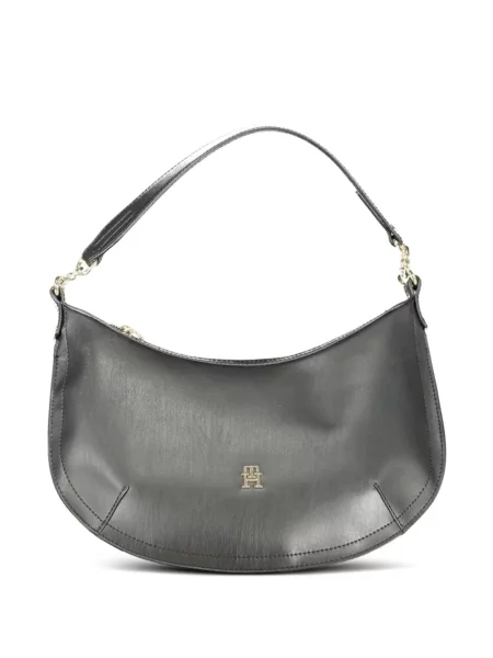 Shopper táska Tommy Hilfiger autogrammal fekete