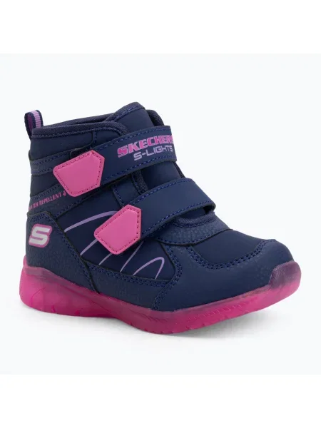 Детски обувки SKECHERS Illumi-Brights Polar Steppers navy/multi синьо