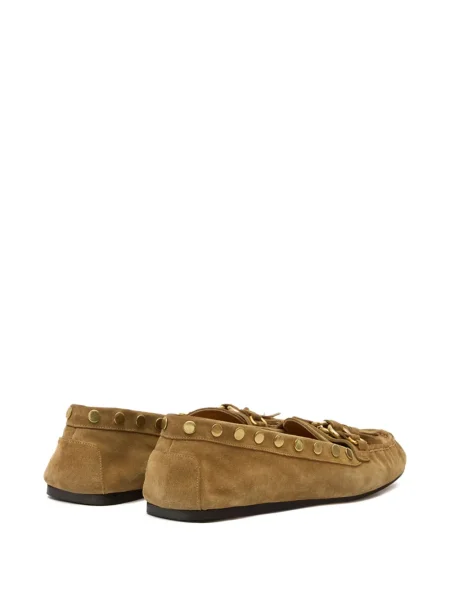 Pantofi loafer Isabel Marant cu tepi maro