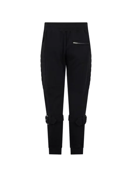 Cu centură pantaloni Moschino negru