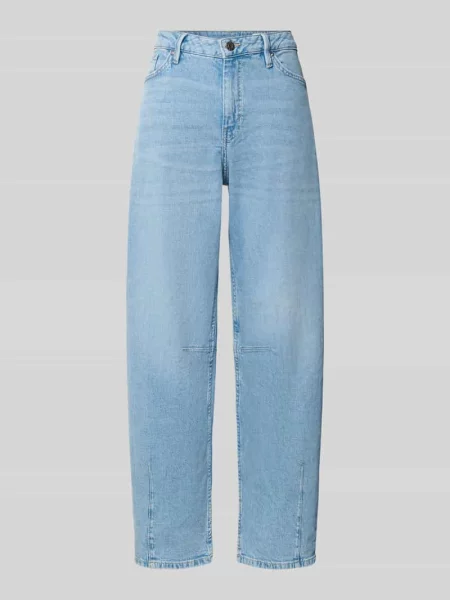 Jeansy o kroju regular fit barrel z mieszanki bawełny S.oliver Red Label niebieskie