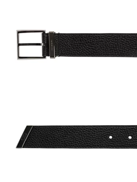 Cu centură curea Ferragamo din piele negru