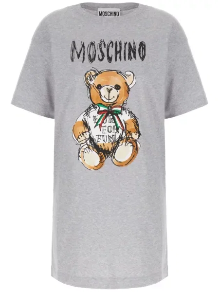 Rochie Moschino teddy gri