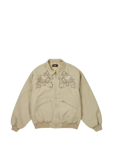 Geacă bomber Palace cu model floral din canvas