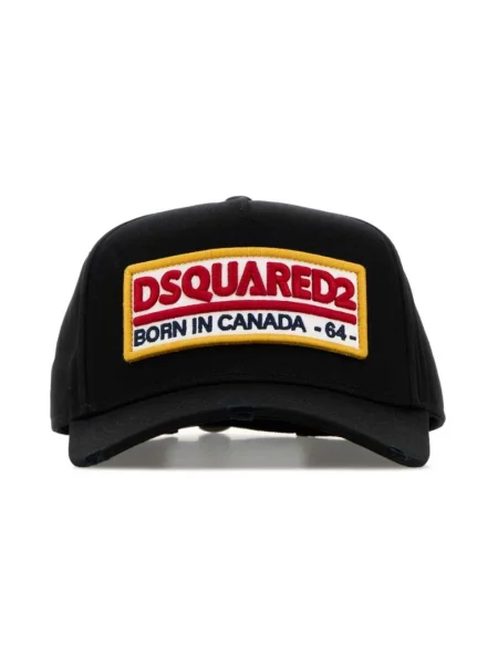 Czapka z daszkiem Dsquared2 czarna