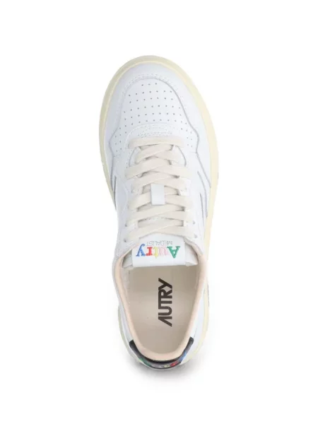 Sneakerși Autry cu autograf alb