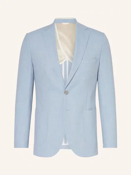Paul Oblekové Sako Slim Fit light blue modré