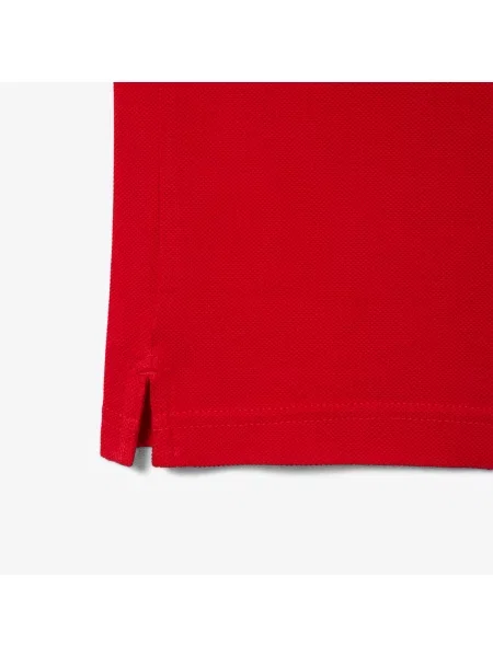 Поло Lacoste красное