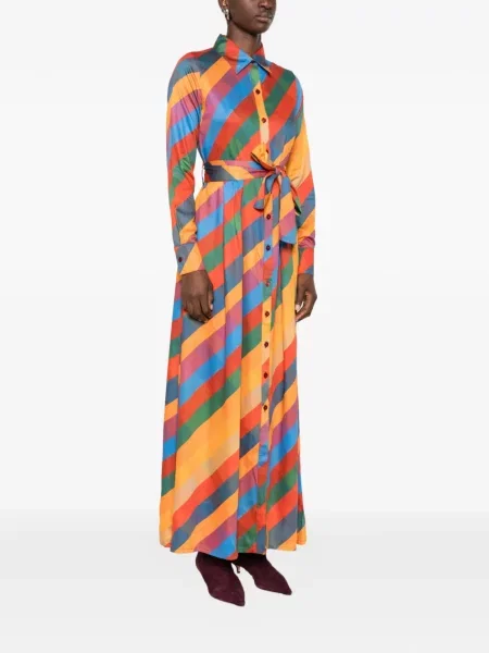 Rochie maxi Connor&blake cu dungi portocaliu