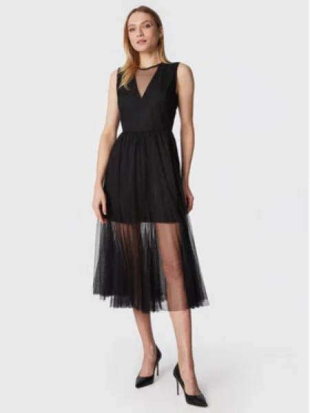 TWINSET Rochie cocktail negru