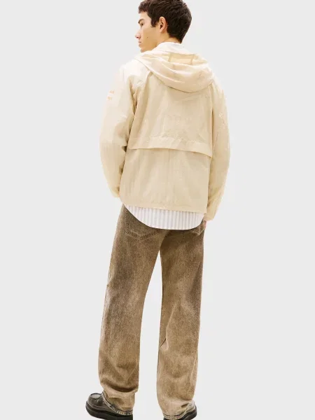 Джинсова куртка Tommy Jeans бежева