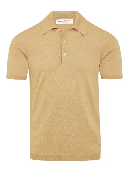 Tricou polo Orlebar Brown maro