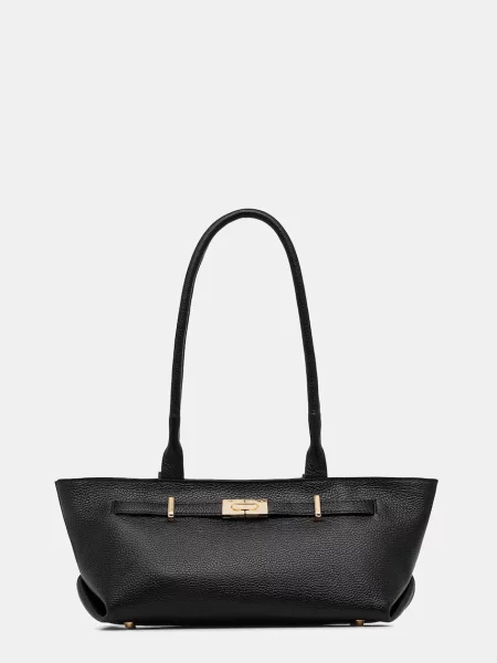 Geanta de piele Answear.lab din piele negru