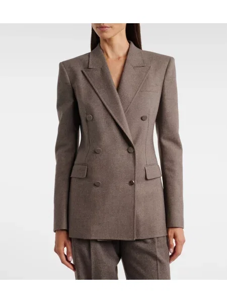Volneni dvoredni blazer Gabriela Hearst rjava