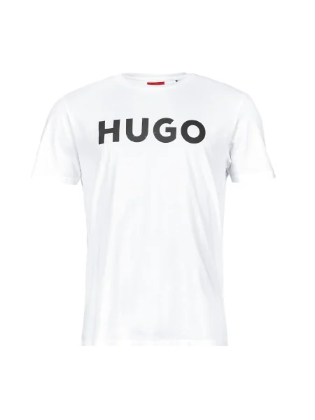 HUGO Tričko / čierna biela