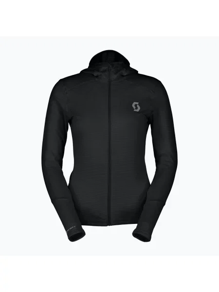 Bluză fleece pentru femei SCOTT Defined Light Hoody light black negru