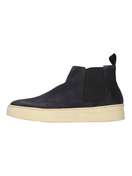 Buty do kostki Frau zamszowe niebieskie