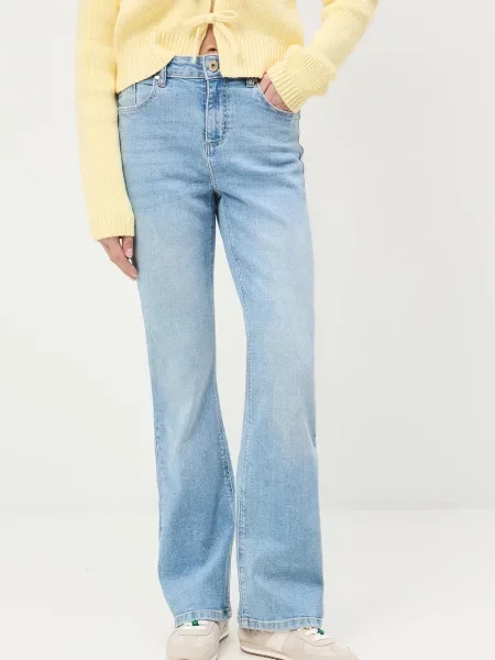 Medicine jeansy flare niebieskie