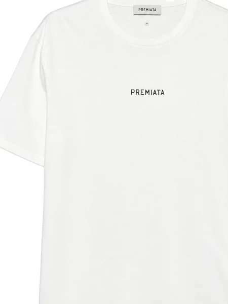 Тениска Premiata с принт бяло
