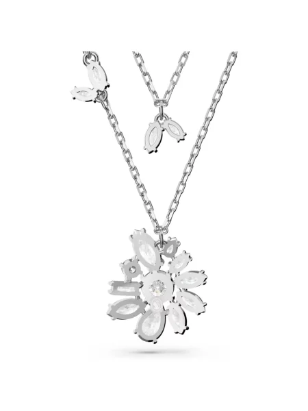 Naszyjnik Swarovski szary