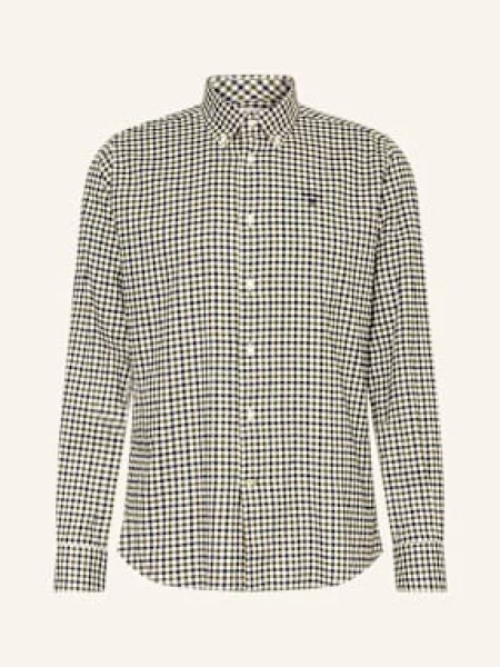 Barbour Košile Tailored Fit bílá/ tmavě modrá/ olivová bílá