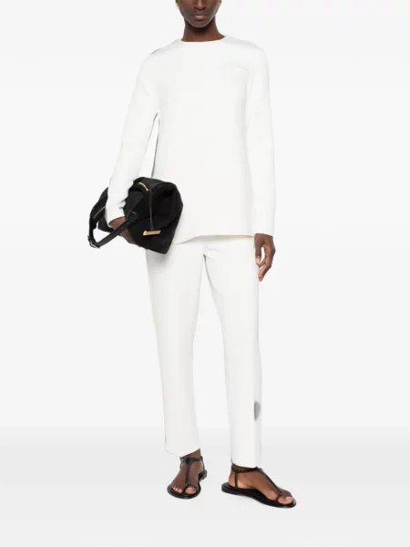 Pantaloni Max Mara conici alb