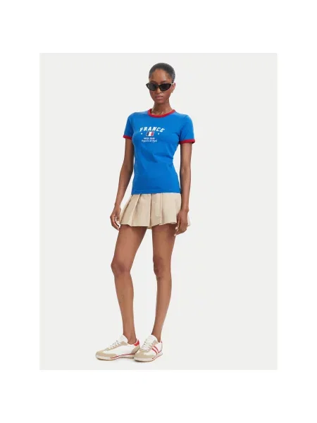 Guess Jeans T-shirt Slim Fit plava