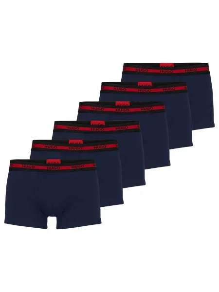 HUGO Boxeralsók tengerészkék / piros fekete