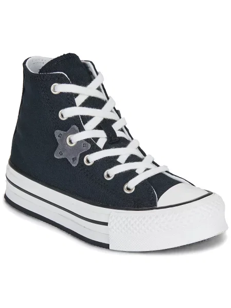Členkové topánky Converse čierna