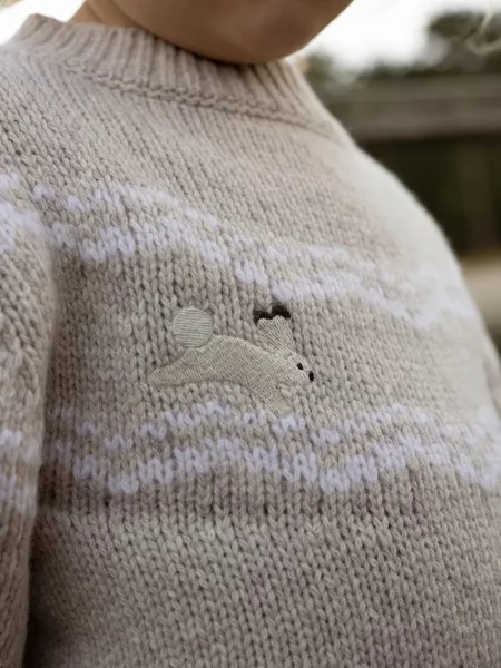 Donsje светр дитячий із мериносової вовни Yohana Merino Wool Sweater Arctic Hares