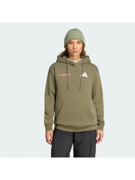 Bluza z kapturem Terrex Multi Small Logo oliwkowa