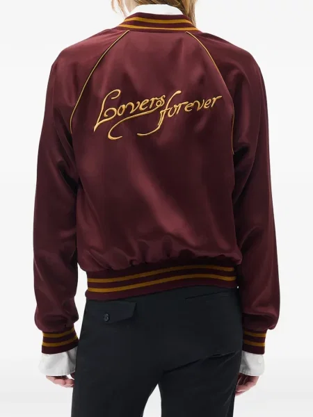 Geacă bomber Ann Demeulemeester roșu