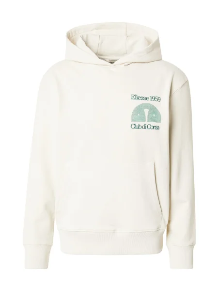 ELLESSE Μπλούζα φούτερ σμαραγδί / offwhite