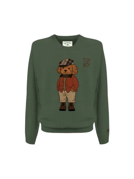 Sweter Mc2 Saint Barth zielony