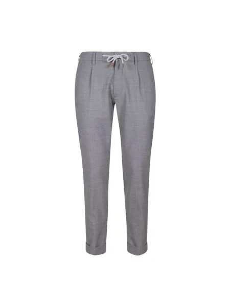 Joggery Eleventy zamszowe niebieskie