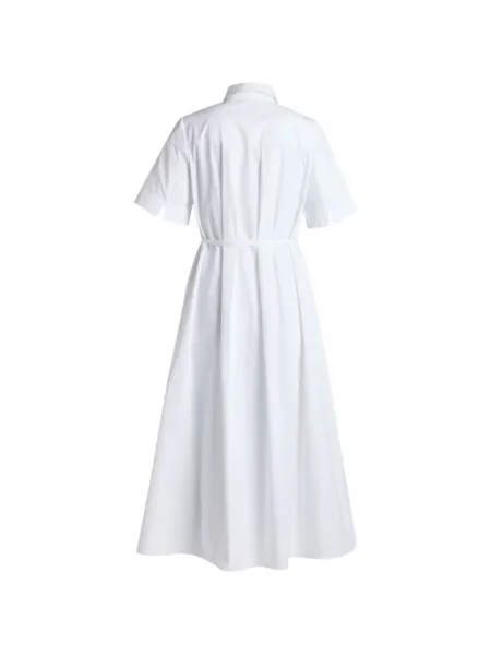 Rochie tip cămașă Erdem din poplin alb