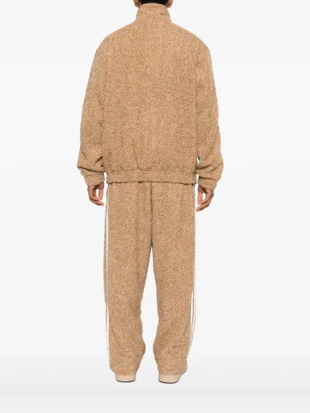 Bouclé kalhoty Adidas zelené