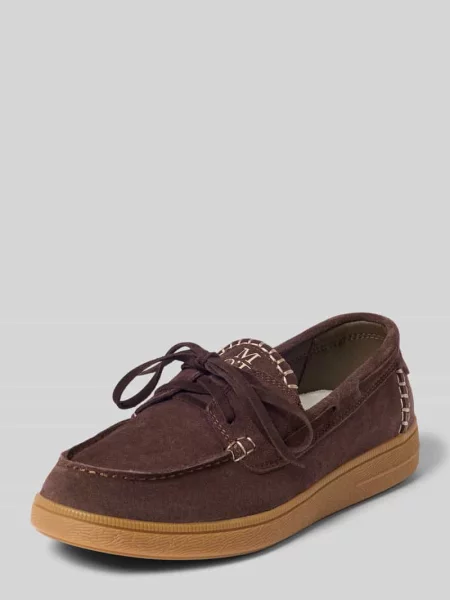 Loafersy z naturalnej skóry bydlęcej Marc O'polo beżowe