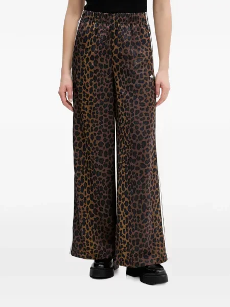 Pantaloni Adidas cu dungi cu autograf alergare albastru
