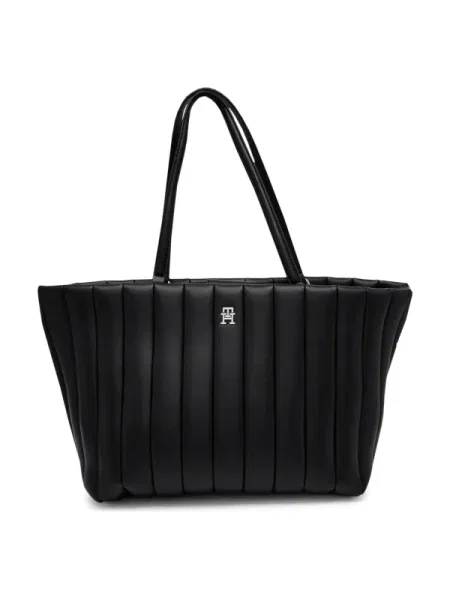 Geantă shopper Tommy Hilfiger negru