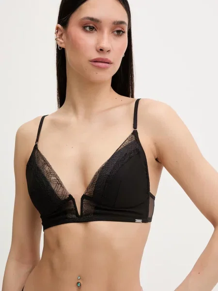 Calvin Klein Underwear trojúhelníková podprsenka černá