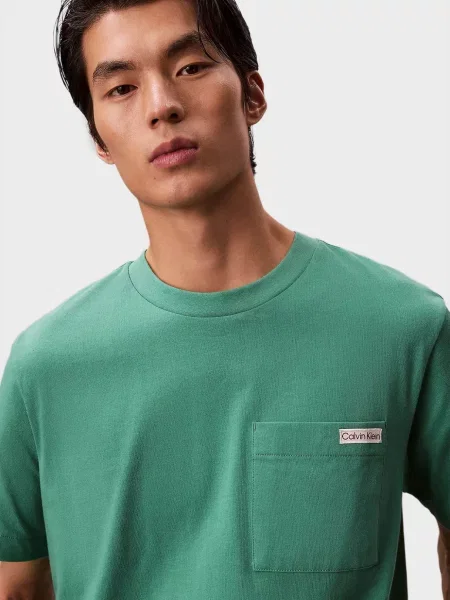 Футболка Calvin Klein Jeans зеленая
