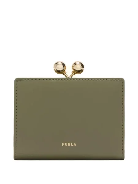 Portofel Furla cu buline verde